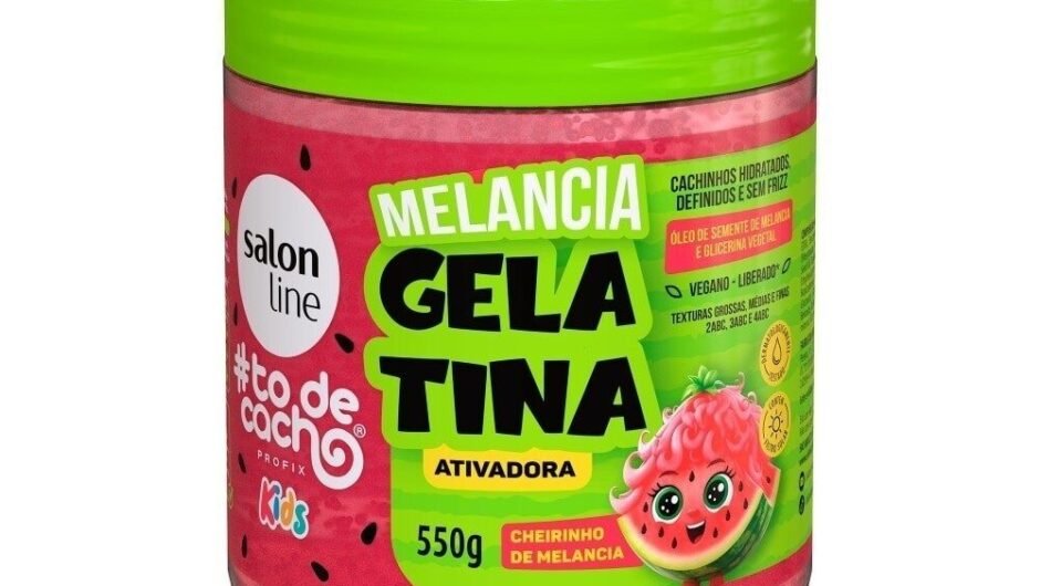 Gelatina Ativadora Melancia Todecacho Kids: Brilho e Definição para os Cachinhos dos Pequenos